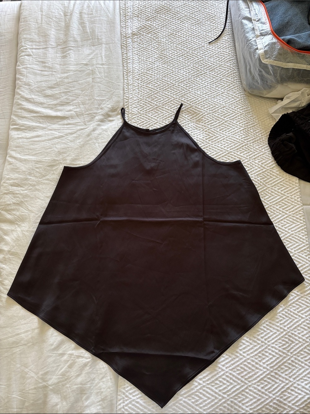 NWOT Worthington Long Satin Tank Top/Camisole